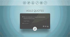 Desktop Screenshot of agilequotes.com